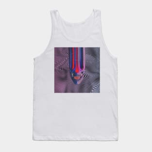 Trippy strip Tank Top